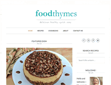 Tablet Screenshot of foodthymes.com